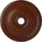Ekena Millwork Theia Medallion (Canopies up to 6 3/4"), 24"OD x 3 5/8"ID x 1 3/4"P, Burnished Mahogany Crackle CM24THBMC - alternate 1